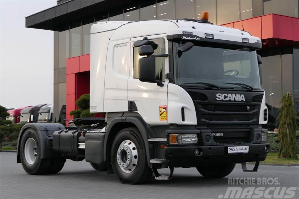 Scania P 450 / RETARDER / HYDRAULIKA / NISKA KABINA / WAG Trekkers
