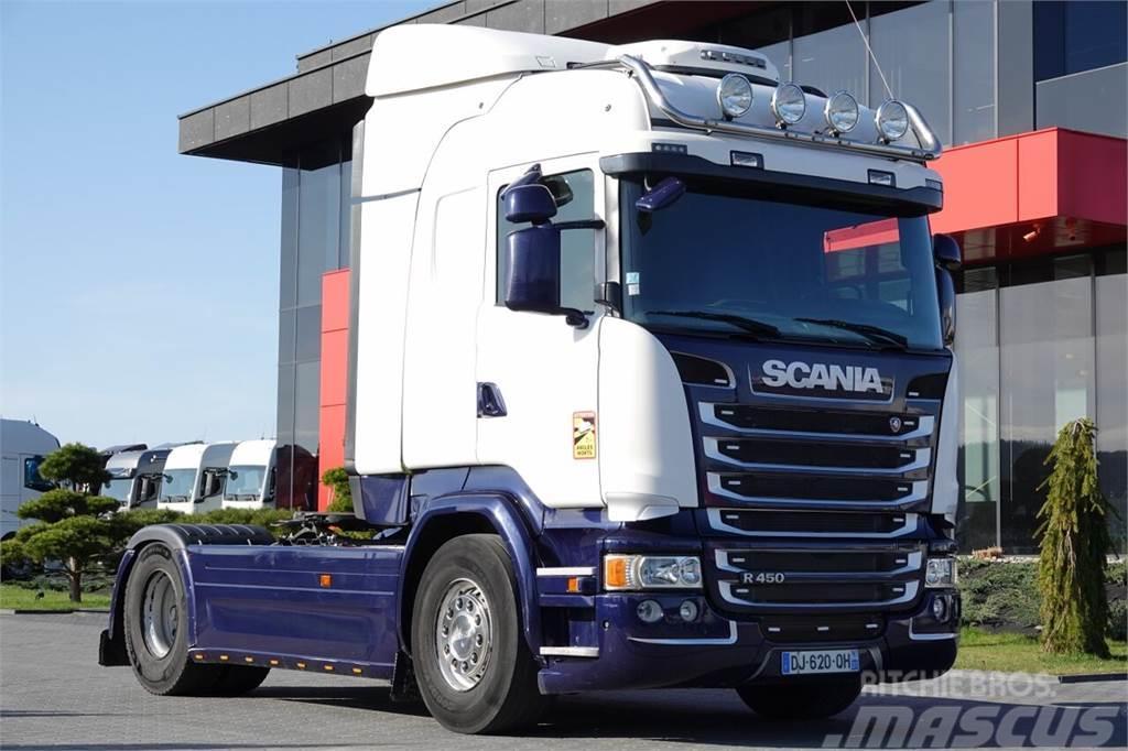 Scania R 450 / RETARDER / I-PARK COOL / EURO 6 / SPROWADZ Trekkers