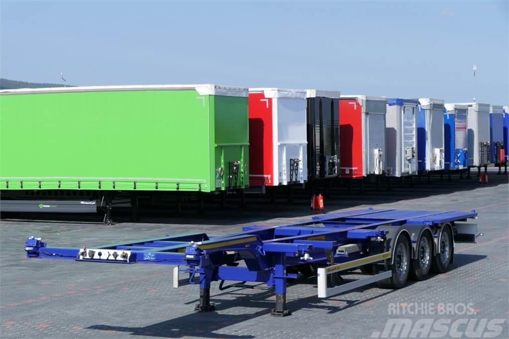 Wielton CHASISS / FOR CONTAINERS / LIFTED AXLE / SAF / Chassis en ophanging