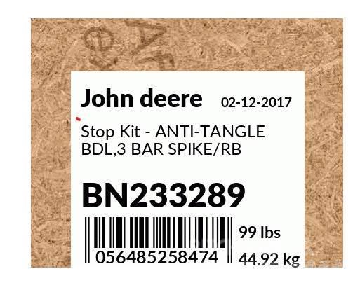 John Deere New Anti-Tangle kit for 2310 Overige grondbewerkingsmachines en accessoires