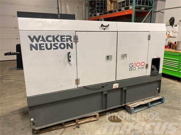 Wacker Neuson G100 80kW Skid Mount Generator Overige generatoren