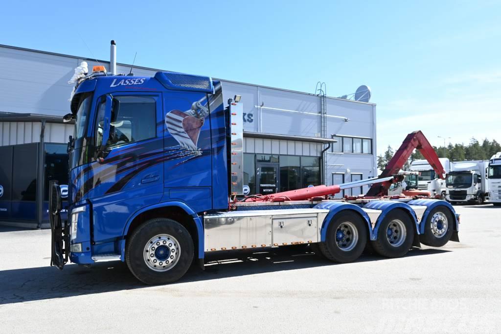 Volvo FH500 8x4 Tridem Vrachtwagen met containersysteem