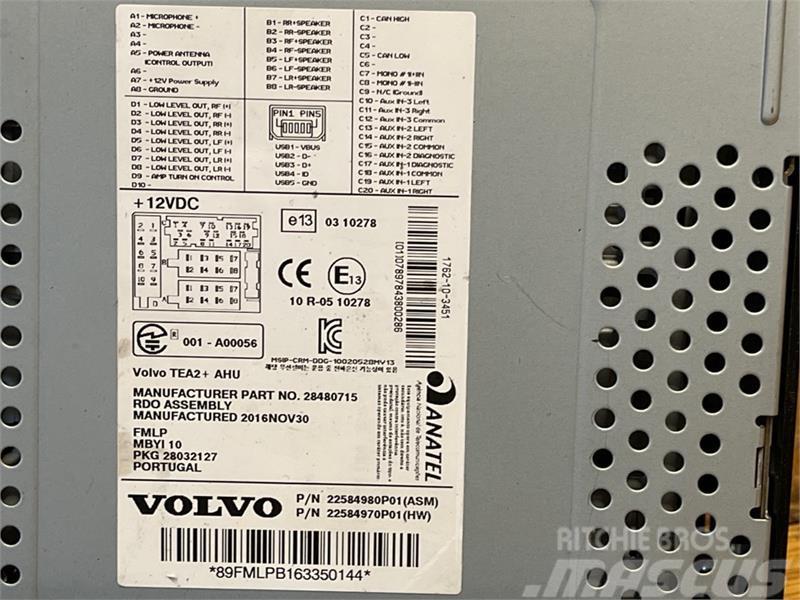 Volvo VOLVO RADIO TEA2+AHU 28480715 Overige componenten