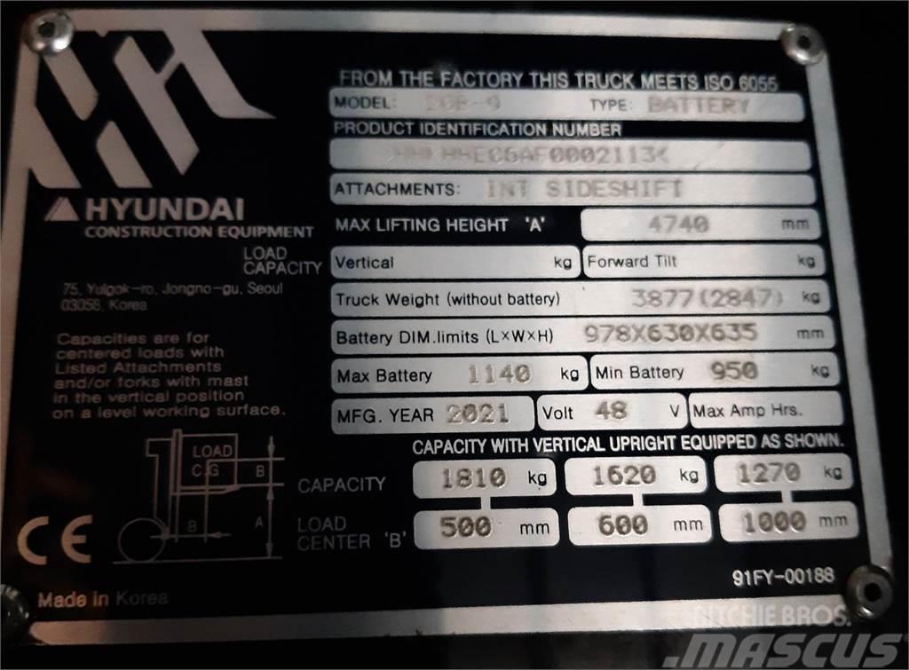 Hyundai 20B-9 TS470 Elektrische heftrucks