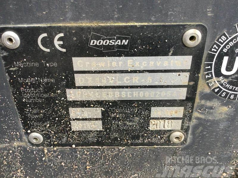 Doosan DX 140 LRC-5 Rupsgraafmachines