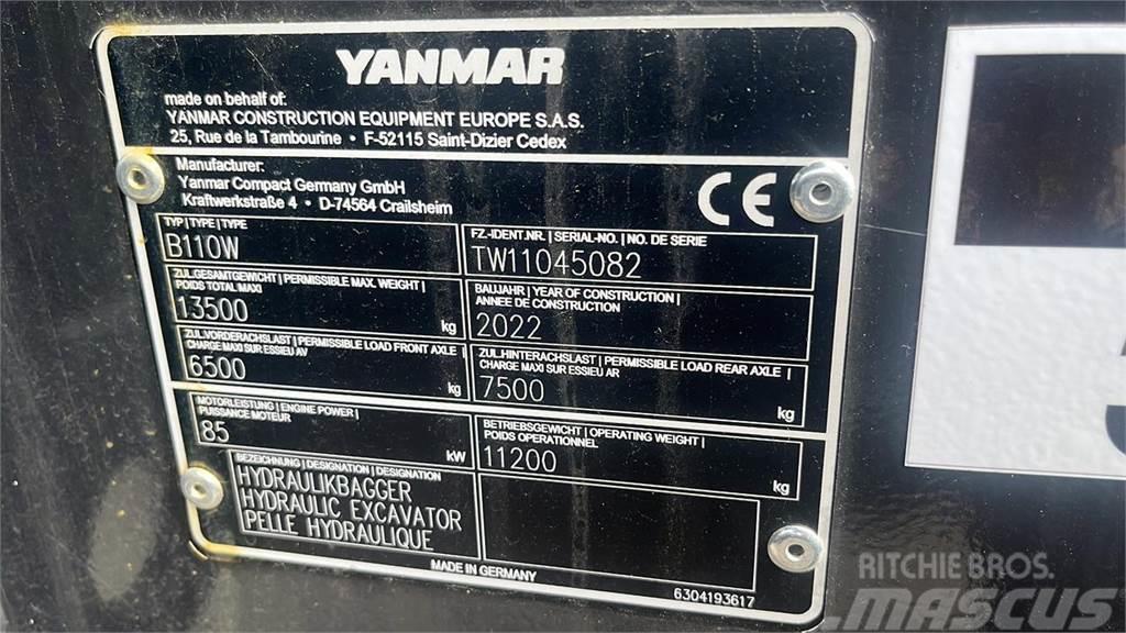 Yanmar B110W Wielgraafmachines