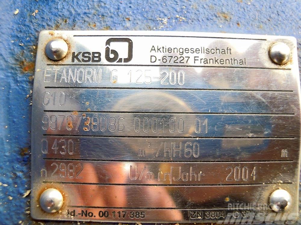 KSB ETANORM G 125-200 Waterpompen