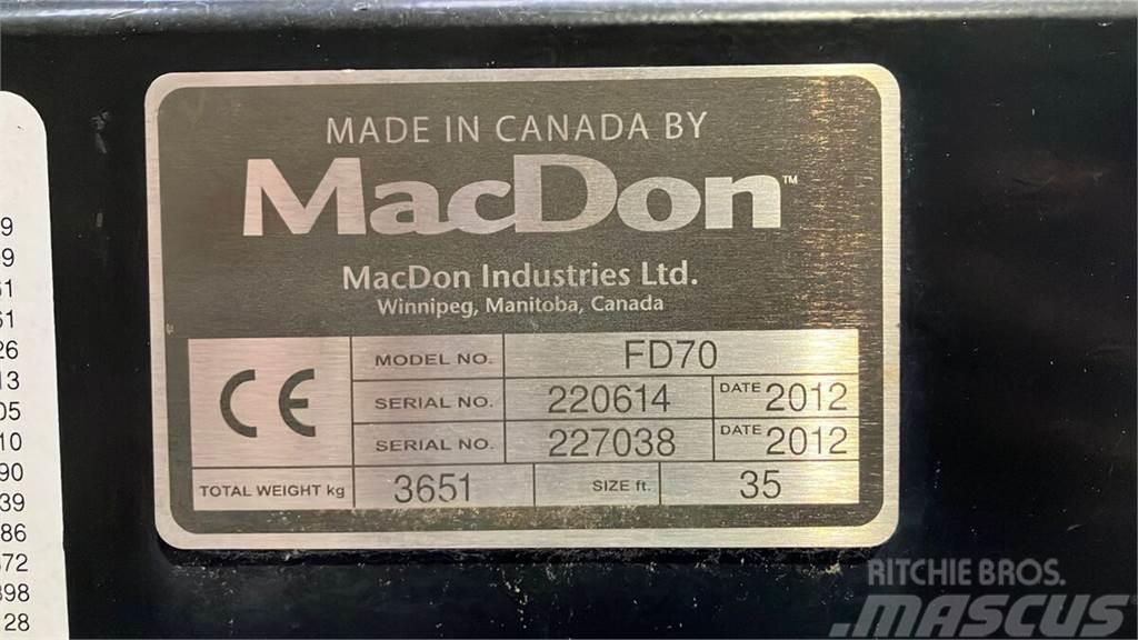 MacDon FD70 Accessoires voor maaidorsmachines