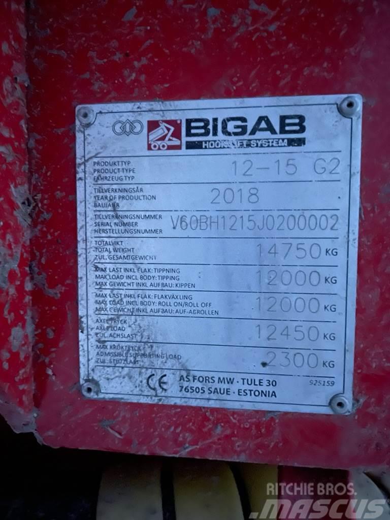 Bigab 12-15 G2 Overige aanhangers