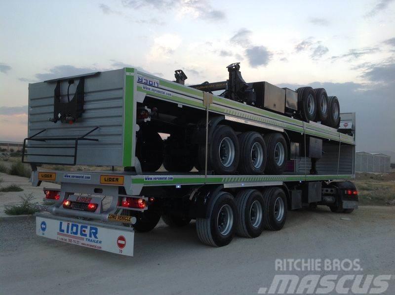 Lider 2022 YEAR NEW 40' 20' 30' container transport trai Chassis en ophanging