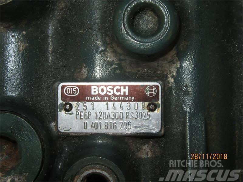  - - -  Mann Bosch brændstofpumpe Accessoires voor maaidorsmachines