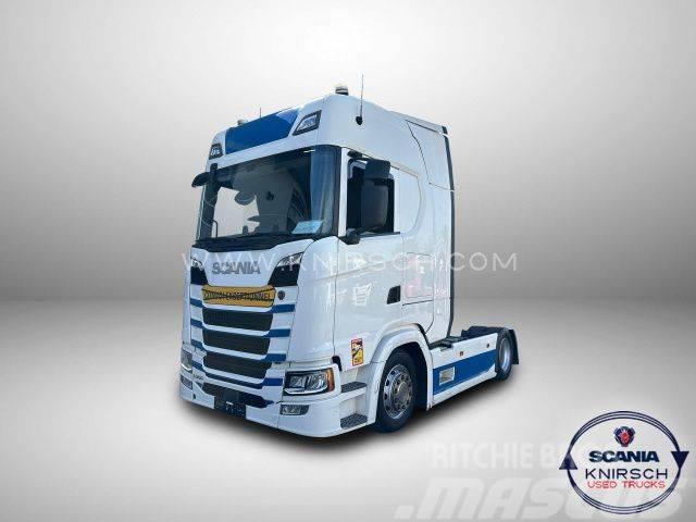Scania S500A4x2EB/ Lowliner / PTO / Full Scania Service Trekkers