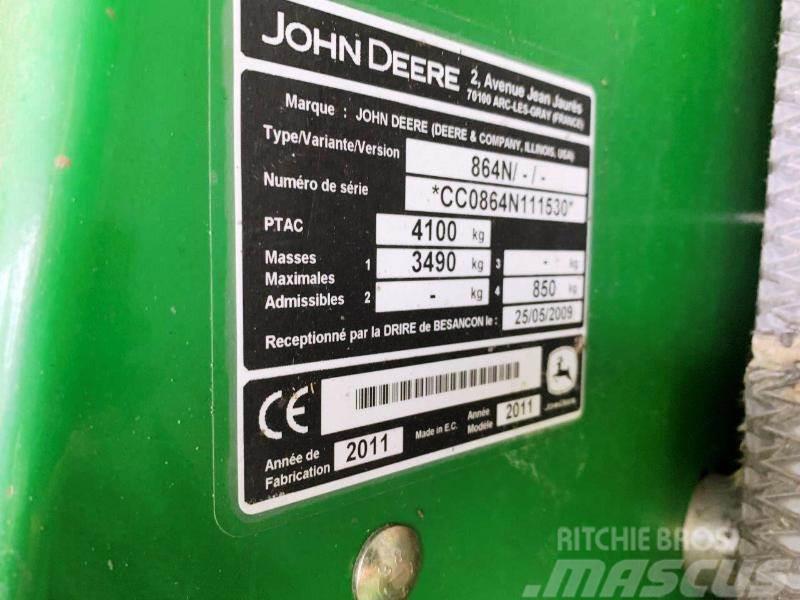 John Deere 864 Ronde-balenpersen