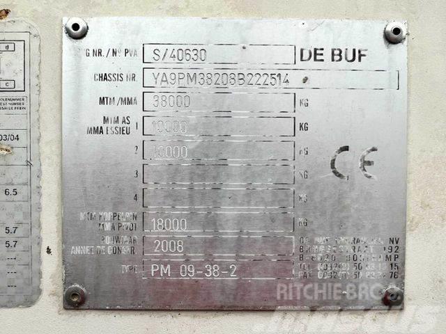  De Buf Beton-Mischer 9m³/Sermac 28m Betonpumpe Overige opleggers