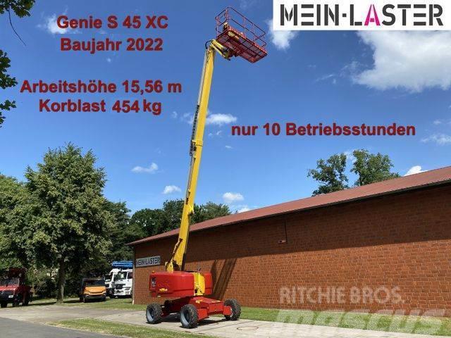 Genie S 45X 16 m max. 454 kg Korblast * Deutz Diesel Knikarmhoogwerkers