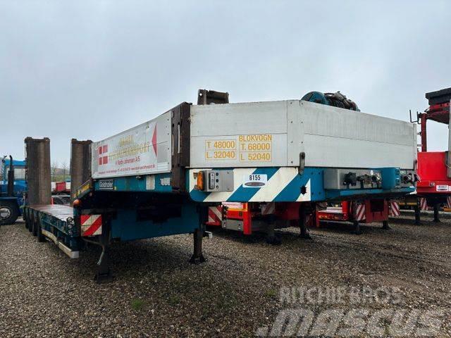 Goldhofer Tieflader / ausziehbar / zwangslenkung Low loader-semi-trailers