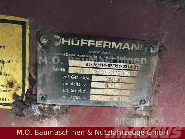 Hüffermann HMA 24.24 / Muldenanhänger / 24t Containerchassis