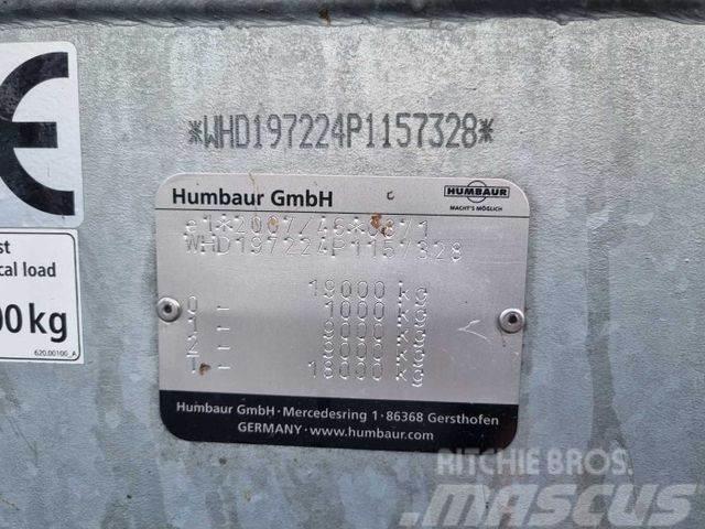 Humbaur HBTZ 197224 BS schräg mit Alu-Bordwände Dieplader