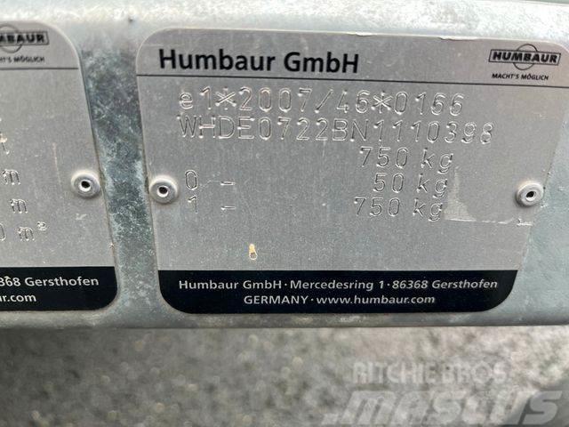 Humbaur HK 75 25 13 - 15 Plywood, Standort: FR/Corcelles Gesloten opbouw trailers