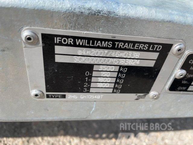 Ifor Williams 2Hb GH35, NEW NOT REGISTRED,machine transport824 Oprijwagen