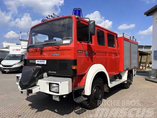 Iveco 90-16 AW 4x4 LF8 Feuerwehr Standheizung 9 Sitze Anders