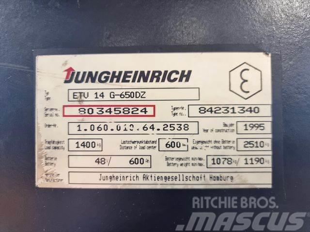 Jungheinrich ETV 14 - 6.2M HUBHÖHE - 5.083 STD. Reachtruck voor hoog niveau