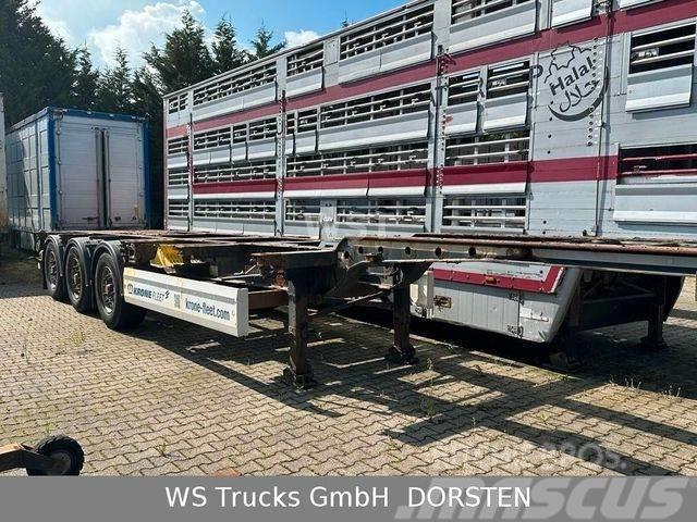 Krone 5 x Containerchassice 20, 30 , 40 ,ft BPW Low loader-semi-trailers