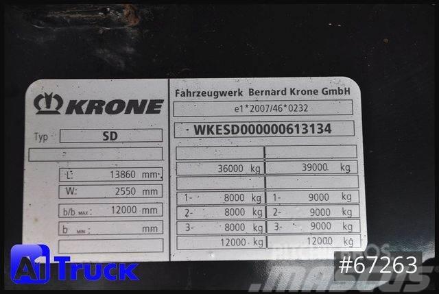 Krone SDK 27, Koffer, 1 Vorbesitzer, TÜV 08/2024 Gesloten opleggers