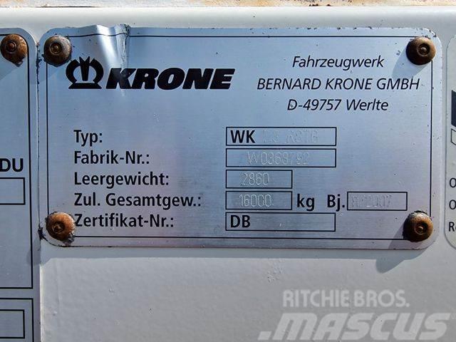 Krone WK 7.3 RSTG / Rolltor / Textil / Koffer Platformen