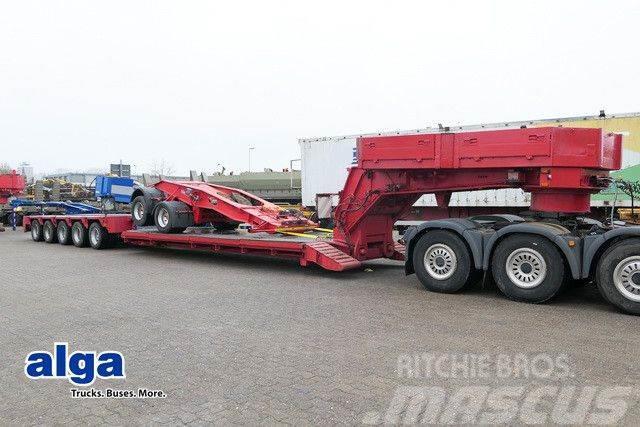 Langendorf 5-Achser + 2-Achser Dolly, 91to. GG., Luftfed. Low loader-semi-trailers