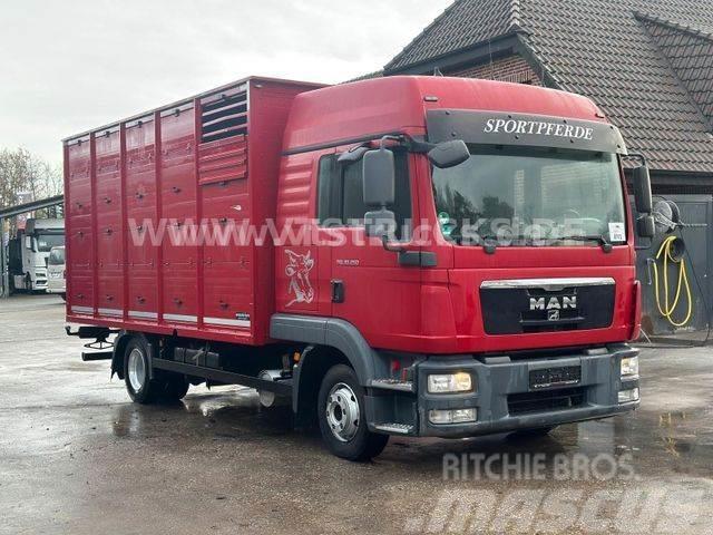 MAN TGL 10.250 4x2 Euro5 1.Stock Westrick Dieren transport trucks