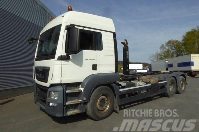MAN TGS 26.440 6x2 BL mit Lenkachse Vrachtwagen met containersysteem