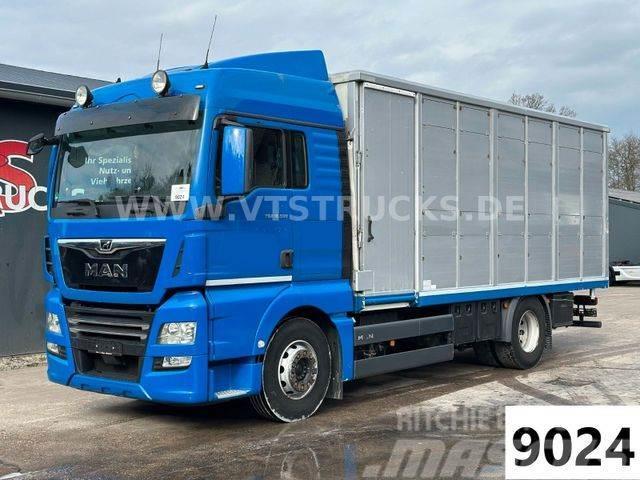 MAN TGX 18.500 4x2 Euro6 1.Stock Stehmann Viehtrans. Dieren transport trucks