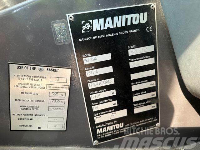 Manitou MRT 2540 P manipulator vin 065 Knikarmhoogwerkers