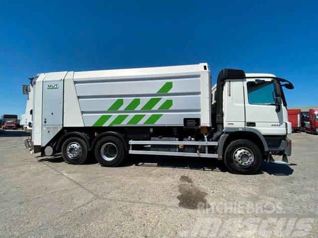 Mercedes-Benz ACTROS 2532 L 6X2 garbage truck, ROTOPRESS 998 Containertrucks met kabelsysteem