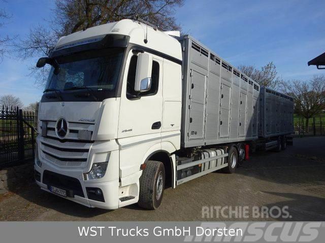 Mercedes-Benz Actros 2545 L BDF Menke Einstock &quot;Neu&quot; M Dieren transport trucks