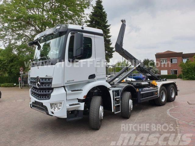 Mercedes-Benz Arocs 3245 8x4 MEILLER RS 26.65 Abrollkipper Vrachtwagen met containersysteem