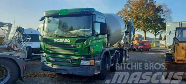Scania 2x P360 Betonmischer 8x4 Blatt/Blatt E6 Betonmixers en pompen