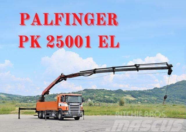 Scania R400 Pritsche 6,80m + PK 2500 1 EL + FUNK ! Vlakke laadvloer met kraan
