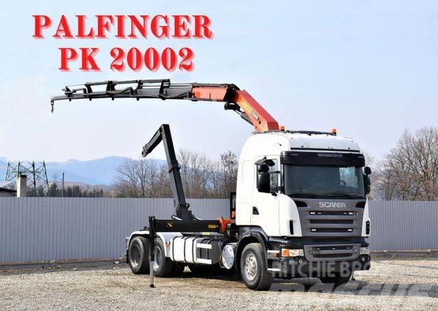 Scania R500 Abrollkipper * PK 20002 + FUNK* TOPZUSTAND Vrachtwagen met containersysteem