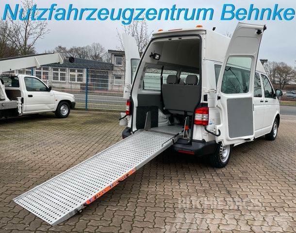Volkswagen T5 Kombi/ 8 Sitze/ AC/ AMF Rollstuhlrampe Auto's