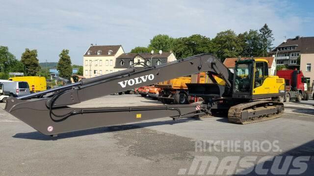 Volvo Ec 250 DNL mit Neu Long REach Arm 16 m Rupsgraafmachines