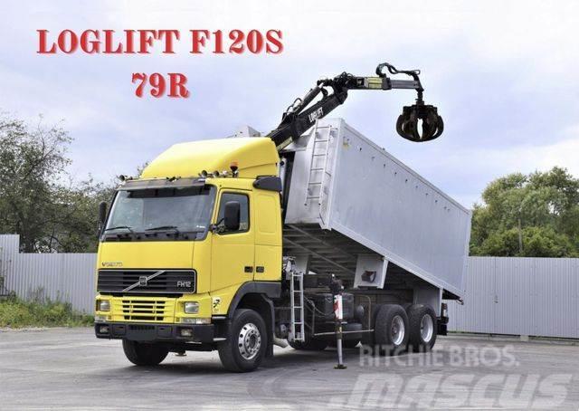 Volvo FH 12 460 Abrollkipper * LOGLIFT F120S 79R * TOP Vrachtwagen met containersysteem