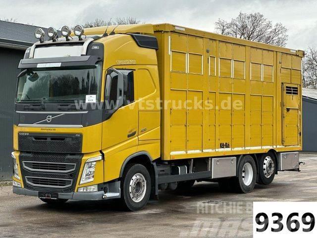 Volvo FH 420 6x2 KA-BA 3Stock Dieren transport trucks