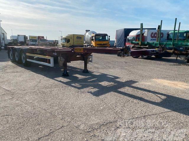 Wielton trailer for containers vin 948 Low loader-semi-trailers