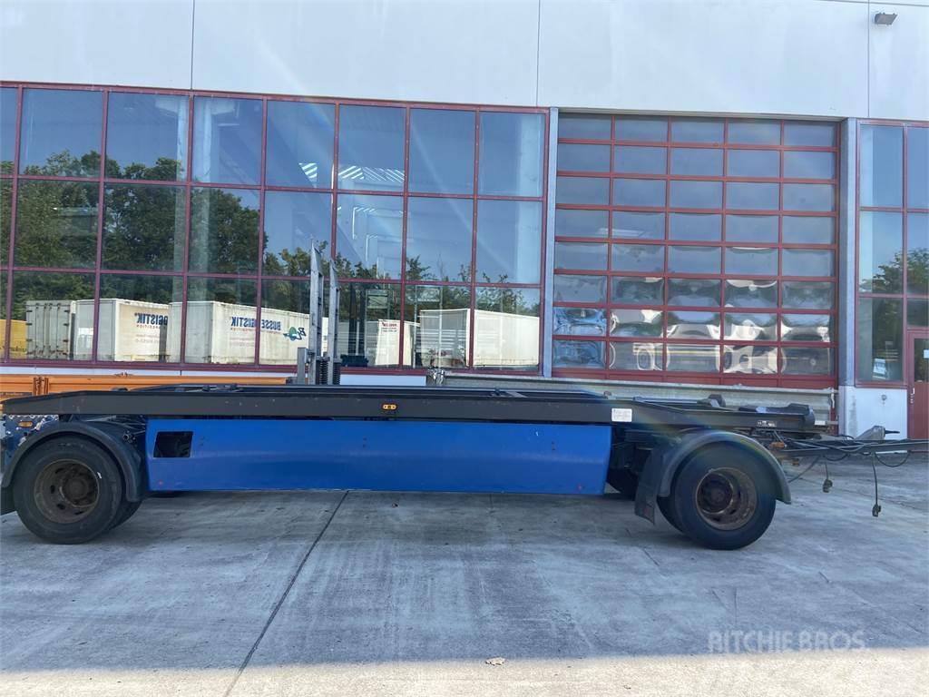 Jung TCA 18H-APOLLINO 2 Achs Abrollmulden- Anhänger Vrachtwagen met containersysteem
