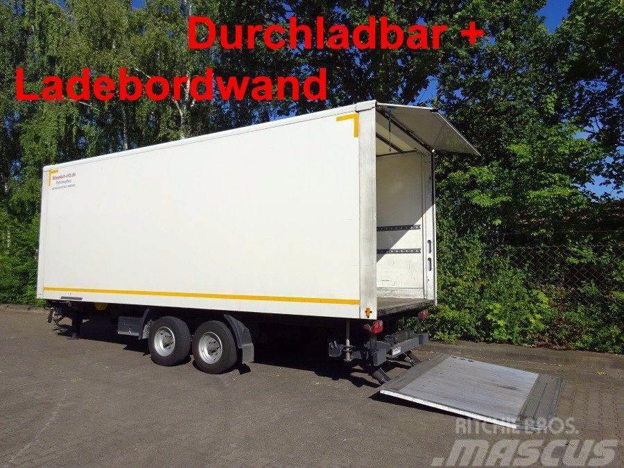 Möslein TKO 105 Schwebheim Tandemkoffer, Ladebordwand + D Gesloten opbouw trailers