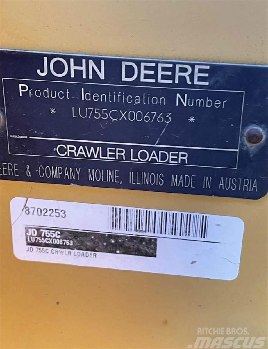 John Deere 755C Rupsladers
