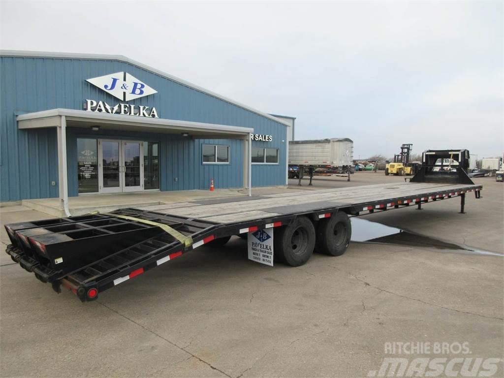 PJ Trailers 40' GOOSENECK 35'+5' DOVETAIL AND RAMPS Dieplader