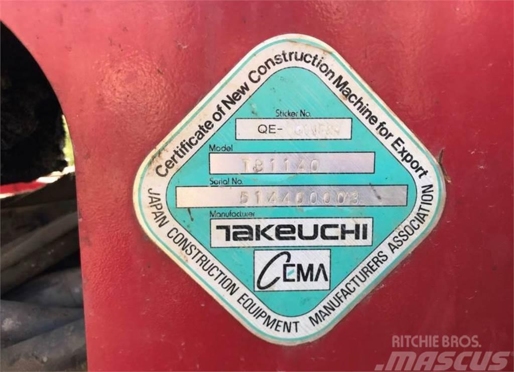 Takeuchi TB1140 Minigraafmachines < 7t